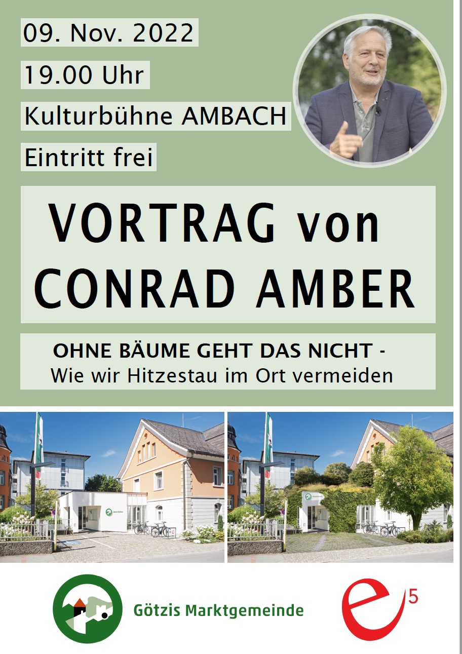 Bildvortrag „OHNE BÄUME GEHT DAS NICHT“ 9. Nov. 2022, Ambach, A-Götzis
